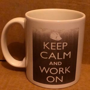 😤😁 KEEP CALM AND WORK ON MUG ❤️